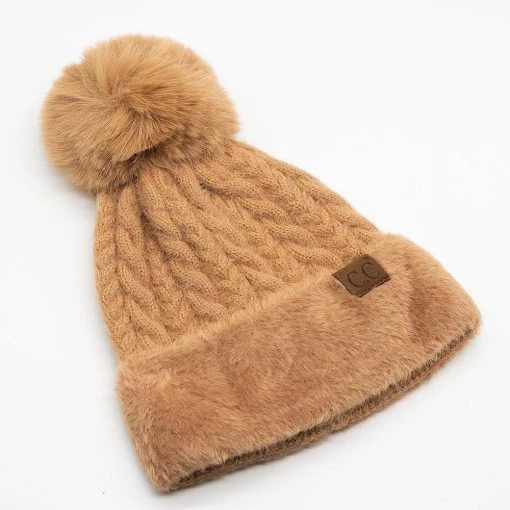 Soft Cozy Tan CC Beanie Accessories