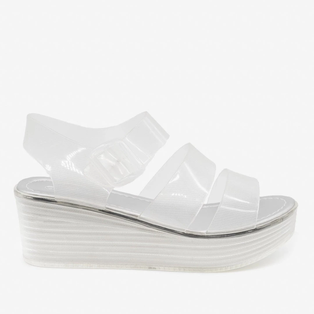 Forever Retro 90's-Inspired Jelly Platform Sandals Newest Arrivals 3 Forever Retro 90's-Inspired Jelly Platform Sandals Newest Arrivals