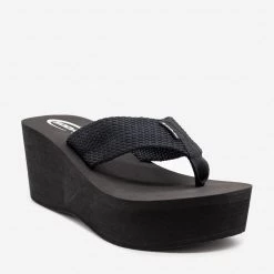 Soda Shoes Platform Thong Sandals