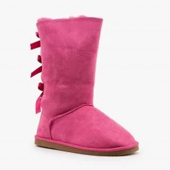 Unbranded/Generic Adorable Back-Bow Comfort Boots Newest Arrivals