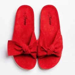 Forever Newest Arrivals Adorable Bow Slides 13 Forever Newest Arrivals Adorable Bow Slides