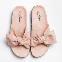 Forever Newest Arrivals Adorable Bow Slides 12 Forever Newest Arrivals Adorable Bow Slides