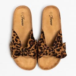 Forever Newest Arrivals Adorable Bow Slides