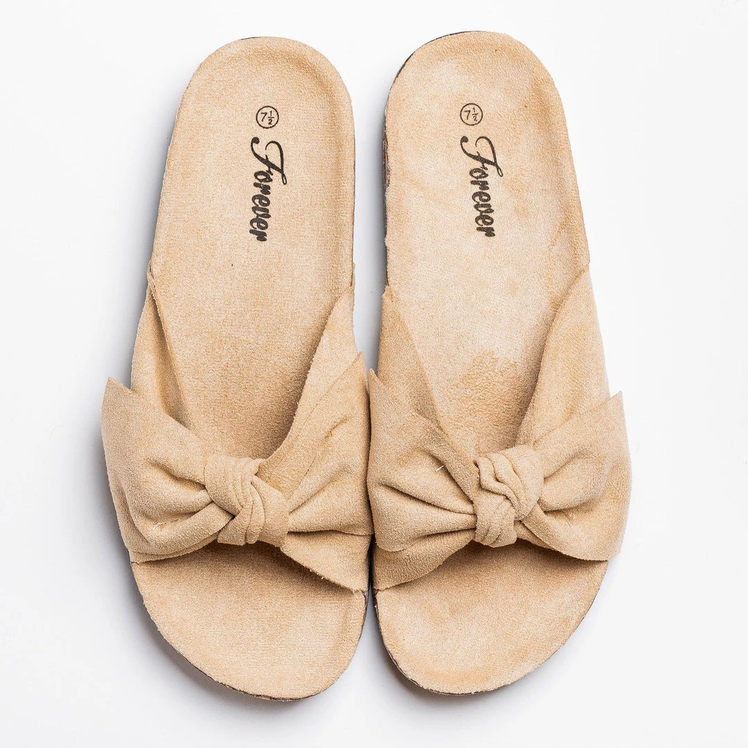 Forever Newest Arrivals Adorable Bow Slides 3 Forever Newest Arrivals Adorable Bow Slides