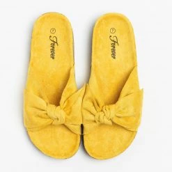 Forever Newest Arrivals Adorable Bow Slides 15 Forever Newest Arrivals Adorable Bow Slides