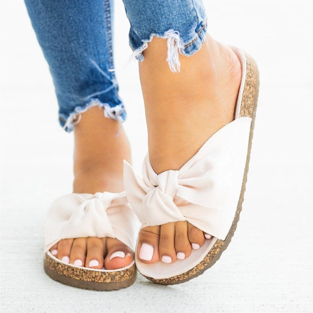 Cape Robbin Adorable Bow Tie Slides 8 Cape Robbin Adorable Bow Tie Slides