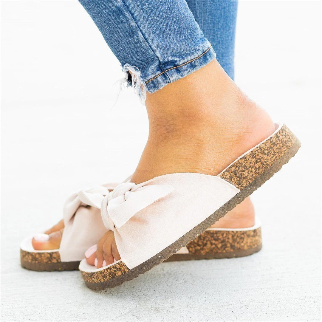 Cape Robbin Adorable Bow Tie Slides 9 Cape Robbin Adorable Bow Tie Slides