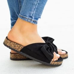 Cape Robbin Adorable Bow Tie Slides 17 Cape Robbin Adorable Bow Tie Slides