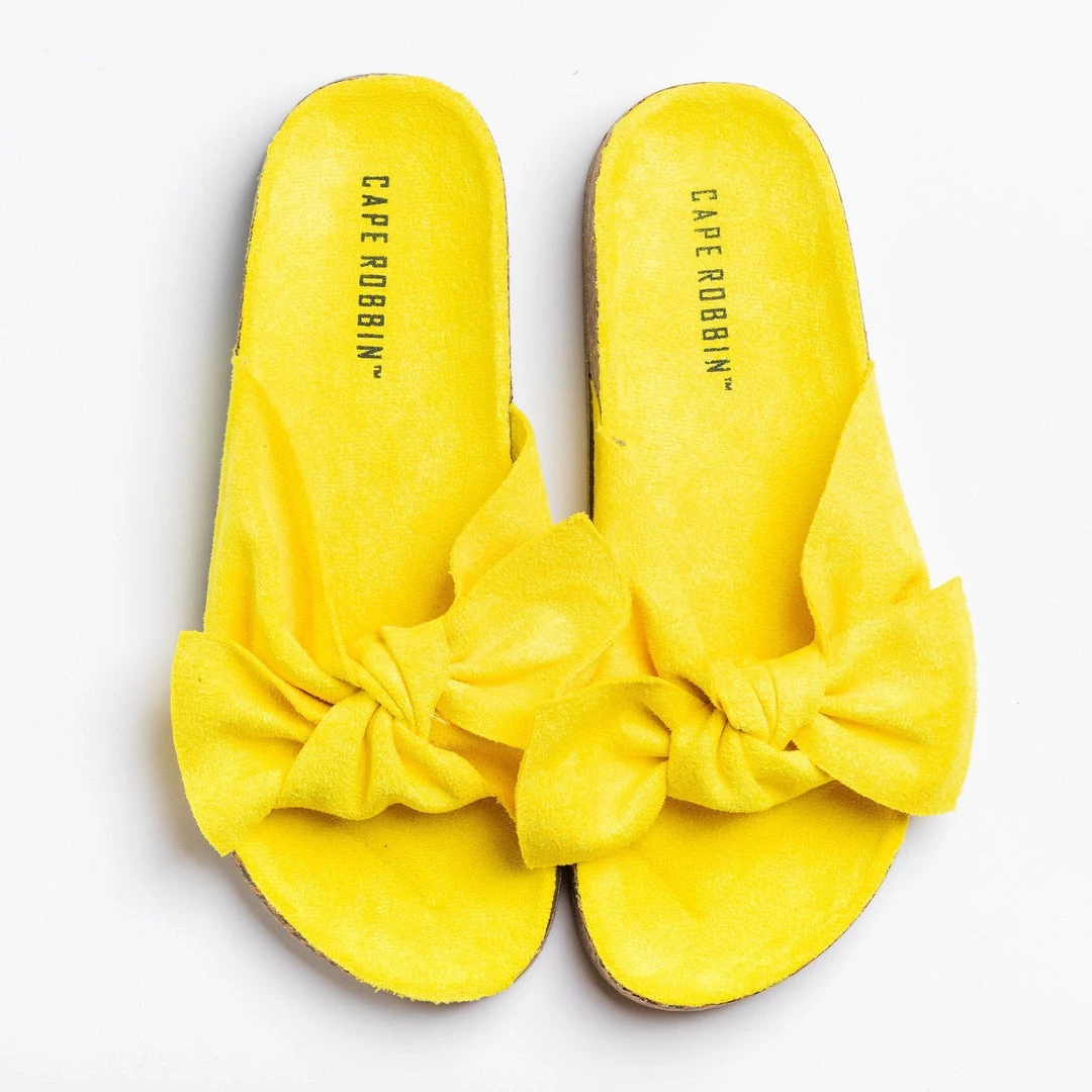 Cape Robbin Adorable Bow Tie Slides 3 Cape Robbin Adorable Bow Tie Slides