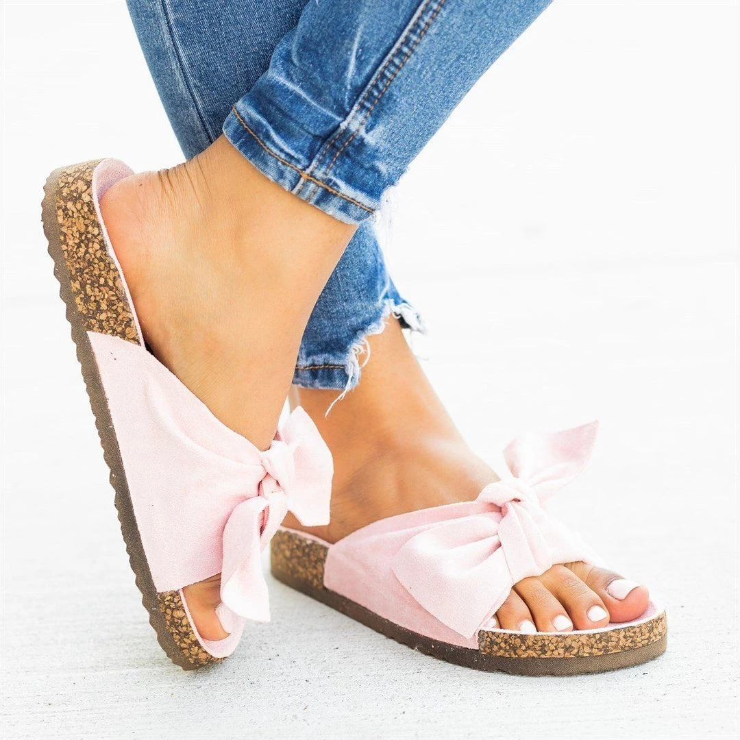 Cape Robbin Adorable Bow Tie Slides 5 Cape Robbin Adorable Bow Tie Slides