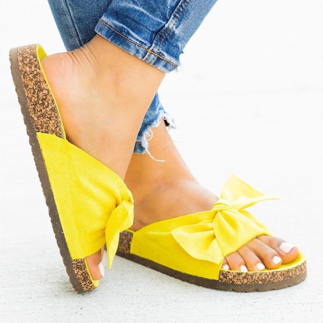 Cape Robbin Adorable Bow Tie Slides 11 Cape Robbin Adorable Bow Tie Slides