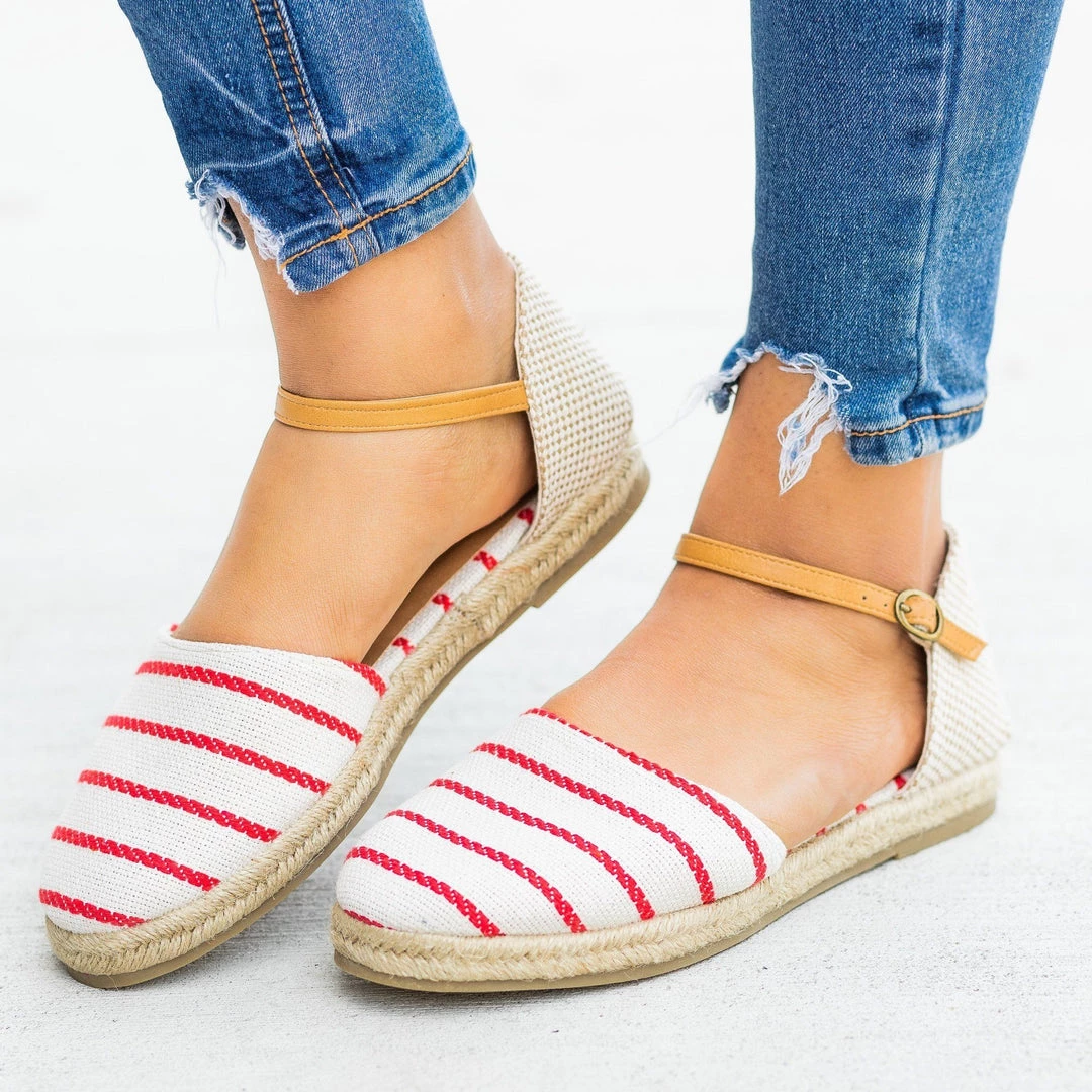 Bamboo Shoes Newest Arrivals Adorable D'Orsay Espadrille Flats 2 Bamboo Shoes Newest Arrivals Adorable D'Orsay Espadrille Flats