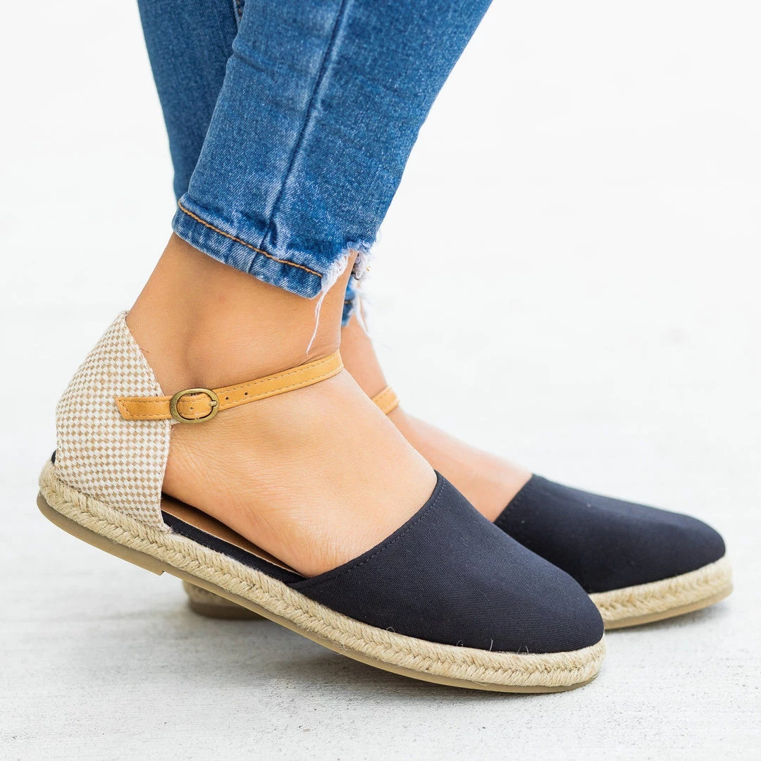 Bamboo Shoes Newest Arrivals Adorable D'Orsay Espadrille Flats 8 Bamboo Shoes Newest Arrivals Adorable D'Orsay Espadrille Flats