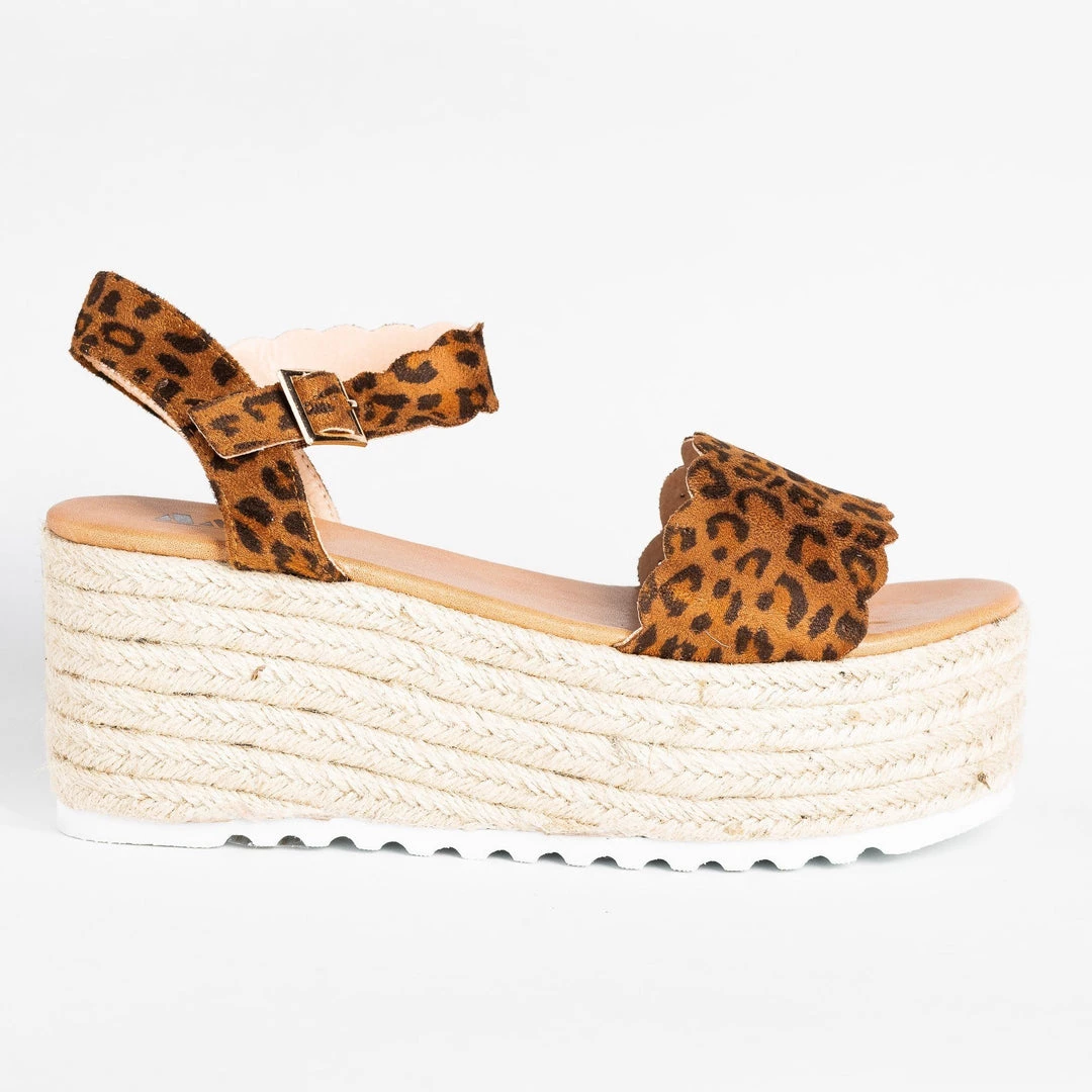 AMS Shoes Adorable Espadrille Platform Sandals 3 AMS Shoes Adorable Espadrille Platform Sandals