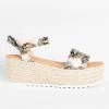 AMS Shoes Adorable Espadrille Platform Sandals