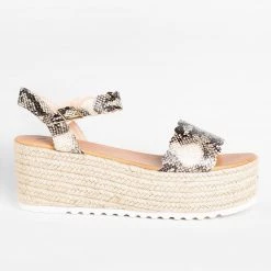 AMS Shoes Adorable Espadrille Platform Sandals