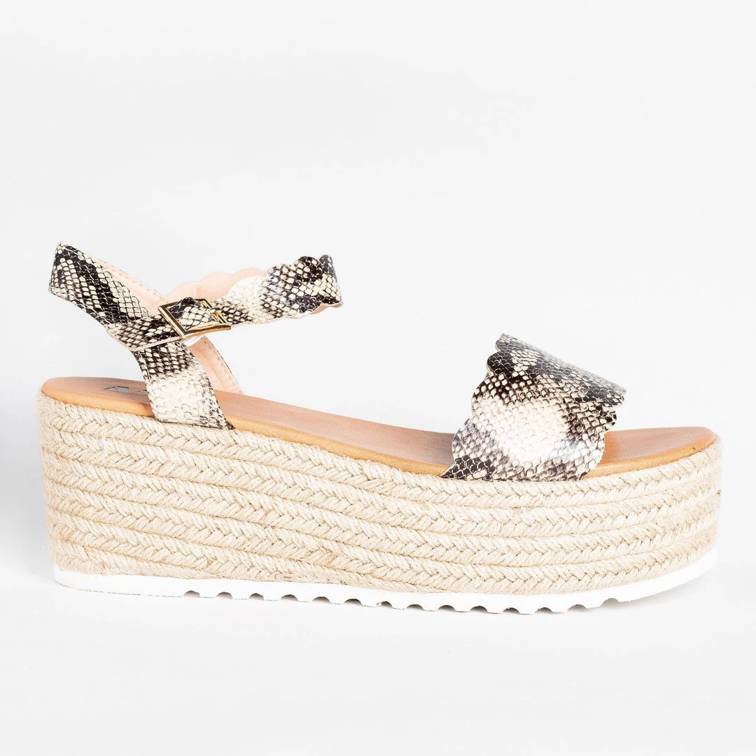 AMS Shoes Adorable Espadrille Platform Sandals 1 AMS Shoes Adorable Espadrille Platform Sandals