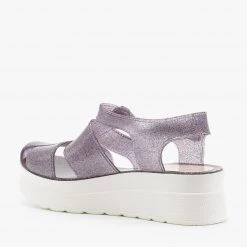 Refresh Adorable Glitter Jelly Platform Sandals Newest Arrivals