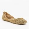 Nature Breeze Adorable Glitter Lacy Jelly Flats Newest Arrivals
