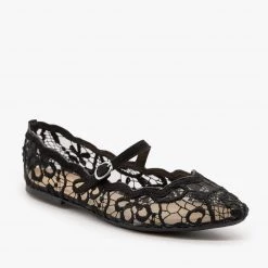 Bamboo Shoes Newest Arrivals Adorable Lace Ballet Flats
