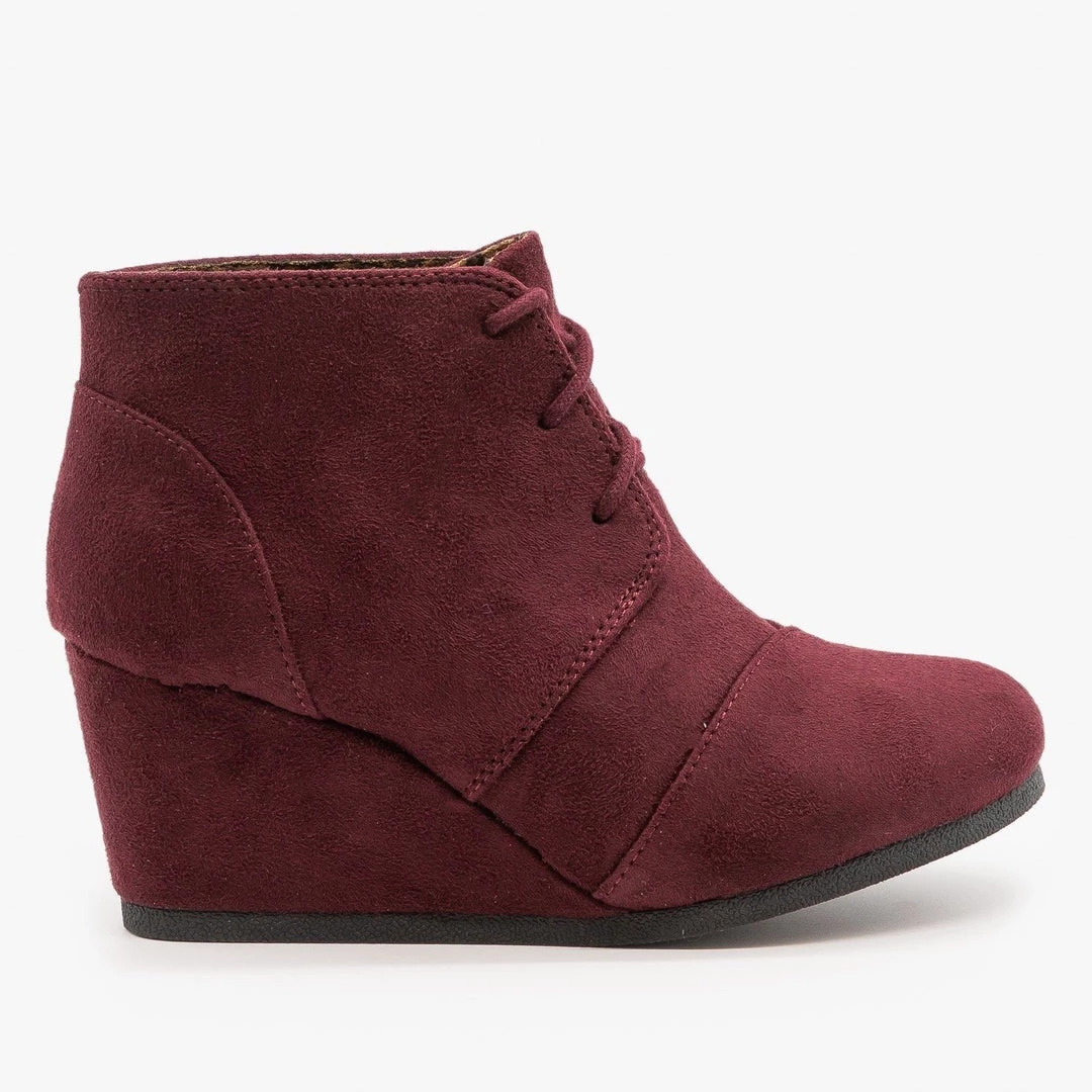 City Classified Shoes Newest Arrivals Adorable Lace-Up Bootie Wedges FINAL SALE 7 City Classified Shoes Newest Arrivals Adorable Lace-Up Bootie Wedges FINAL SALE