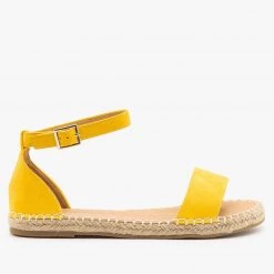 Bella Marie Newest Arrivals Adorable Open-Toe Espadrille Sandals
