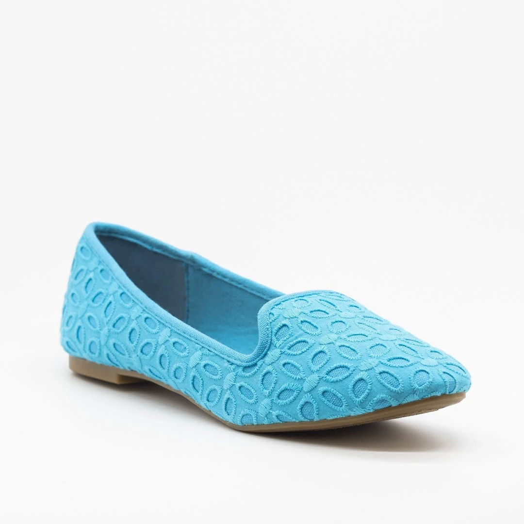 Bamboo Shoes Newest Arrivals Adorable Pastel Eyelet Loafer Flats 3 Bamboo Shoes Newest Arrivals Adorable Pastel Eyelet Loafer Flats