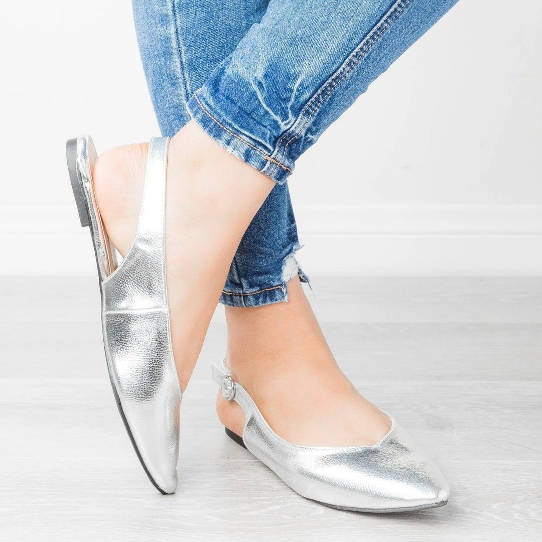 Qupid Shoes Newest Arrivals Almond Toe Slingback Flats 28 Qupid Shoes Newest Arrivals Almond Toe Slingback Flats