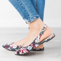 Qupid Shoes Newest Arrivals Almond Toe Slingback Flats 47 Qupid Shoes Newest Arrivals Almond Toe Slingback Flats