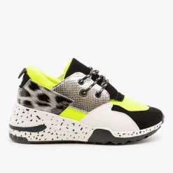 La Sheelah Shoes Animal Print 90's-Inspired Sneakers Newest Arrivals