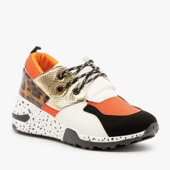 La Sheelah Shoes Animal Print 90's-Inspired Sneakers Newest Arrivals