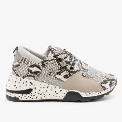 La Sheelah Shoes Animal Print 90's-Inspired Sneakers Newest Arrivals