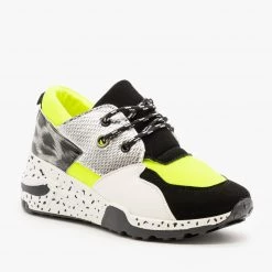 La Sheelah Shoes Animal Print 90's-Inspired Sneakers Newest Arrivals