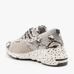 La Sheelah Shoes Animal Print 90's-Inspired Sneakers Newest Arrivals