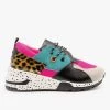 La Sheelah Shoes Animal Print 90's-Inspired Sneakers Newest Arrivals