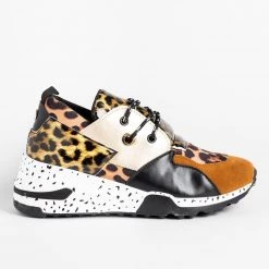La Sheelah Shoes Animal Print 90's-Inspired Sneakers Newest Arrivals