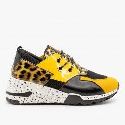 La Sheelah Shoes Animal Print 90's-Inspired Sneakers Newest Arrivals