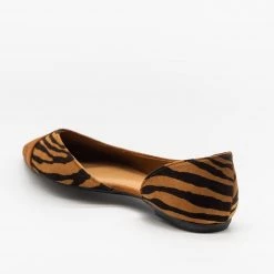 Bamboo Shoes Animal Print Accent Flats FINAL SALE Newest Arrivals