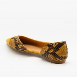 Bamboo Shoes Animal Print Accent Flats FINAL SALE Newest Arrivals