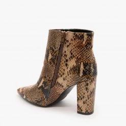Bamboo Shoes Animal Print Ankle Booties FINAL SALE Newest Arrivals