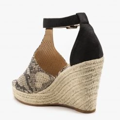 AMS Shoes Newest Arrivals Animal Print Espadrille Wedges 7 AMS Shoes Newest Arrivals Animal Print Espadrille Wedges