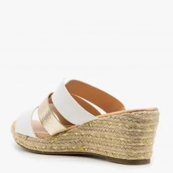 Mata Animal Print Gold Flecked Espadrille Wedges 14 Mata Animal Print Gold Flecked Espadrille Wedges