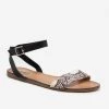 AMS Shoes Animal Print Sandals