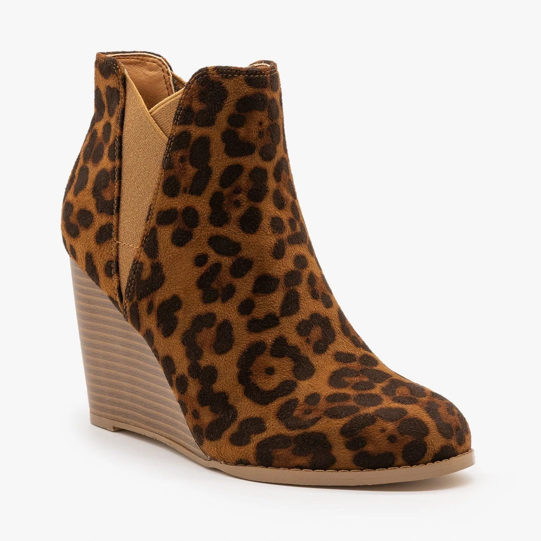 Mata Animal Print V Cut Booties Newest Arrivals 2 Mata Animal Print V Cut Booties Newest Arrivals