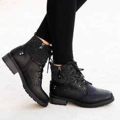Forever Ankle Cuff Combat Boot