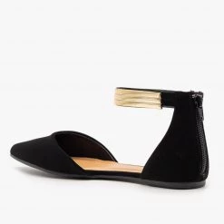 Bamboo Shoes Newest Arrivals Ankle Cuff D'Orsay Flats 10 Bamboo Shoes Newest Arrivals Ankle Cuff D'Orsay Flats