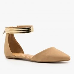 Bamboo Shoes Newest Arrivals Ankle Cuff D'Orsay Flats 8 Bamboo Shoes Newest Arrivals Ankle Cuff D'Orsay Flats