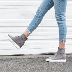 Forever Ankle Sleeve Soft Wedge Sneakers