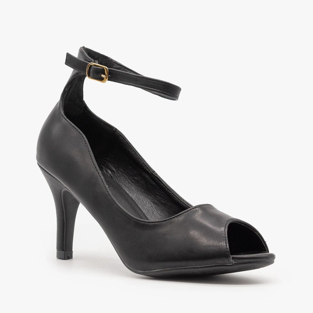 Refresh Newest Arrivals Ankle Strap Peep Toe Heels 6 Refresh Newest Arrivals Ankle Strap Peep Toe Heels