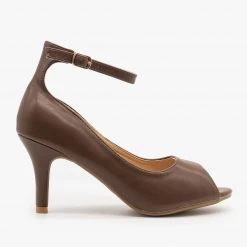 Refresh Newest Arrivals Ankle Strap Peep Toe Heels 15 Refresh Newest Arrivals Ankle Strap Peep Toe Heels